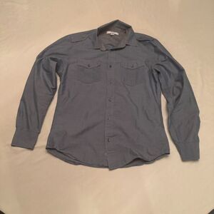 Pd & c grey Button Up with pockets size medium